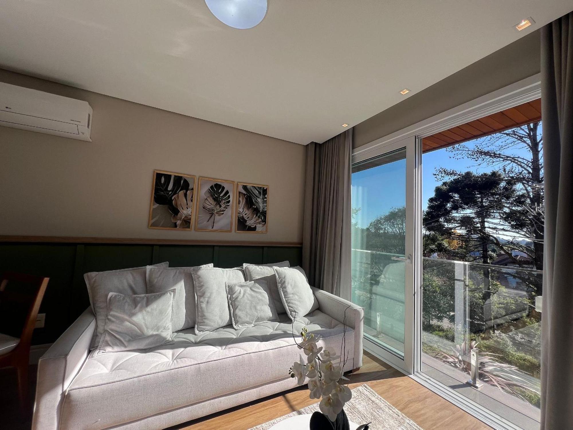 Appartement Alpes 307 - Ape Novo Em Gramado C/ Garagem Extérieur photo